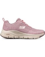 de skechers zapatillas arch fit comfy wave rosa