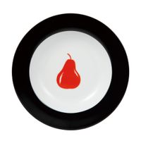 set de 4 platos hondos en porcelana de 21 cm