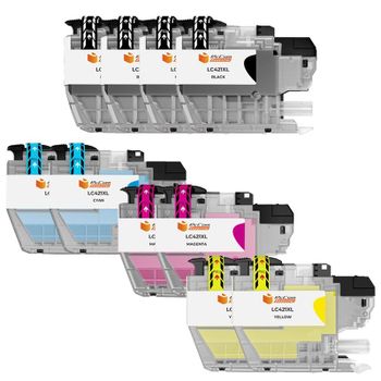 Pccom Essential Brother Lc421xl Cartucho Tinta Compatible Negro/cian/magenta/amarillo Pack 10
