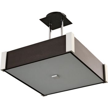 Lámpara de techo marilene cuadrado 2xe27 l.32xan.32xal.reg.cm wengue