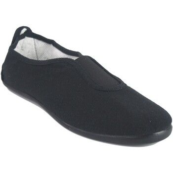 Bienve Zapatos Lona 100 negro para mujer