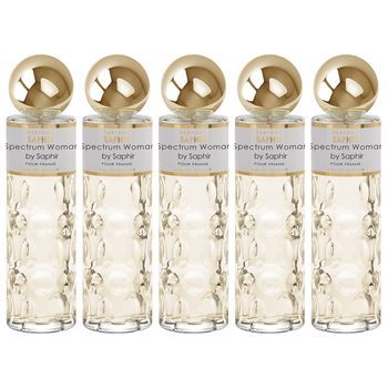 Pack De 5 Eau De Parfum Mujer Saphir Spectrum 200 Ml
