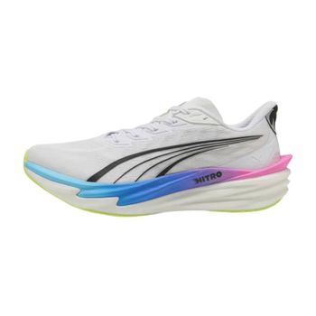 Zapatillas Puma Deviate NITRO 4 Blanco Azul SS26, Talla 43 - EUR