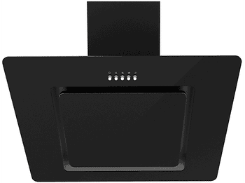Campana decorativa - Infiniton CMPTRAL-SG60, 3 Velocidades, 400 m³/h, Cristal templado, 60 cm, Negro