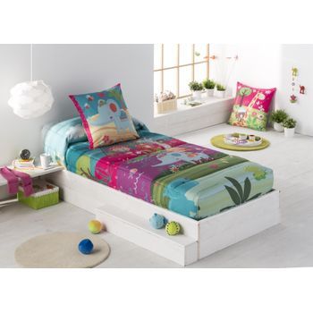 Edredon Ajustable Modelo Thai Jvr Cama 105