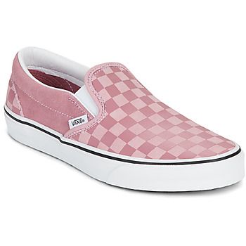 Vans Zapatos Classic Slip-On CHECKERBOARD MAUVE para mujer