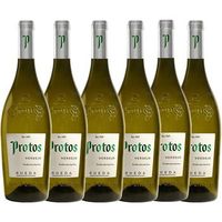 protos verdejo rueda vino blanco caja de de  - pack 6 botellas 75 cl - 14 vol