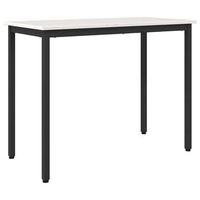 mesa 100 x 50 x 77 cm madera ingenierizada y acero vidaxl