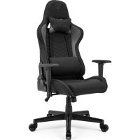 sense7 spellcaster silla gaming de tela ergonomico ajustable soporte lumbar negragris