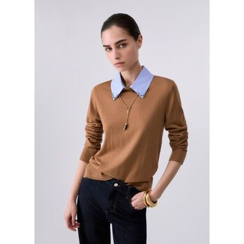 Liu Jo Jersey Punto con detalle popelina para mujer