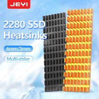 jeyi m2 ssd disipador de calor enfriador de aluminio radiador nvme multiversion con almohadilla termica papel antipolvo para ps5pcportatil m2 2280 ssd
