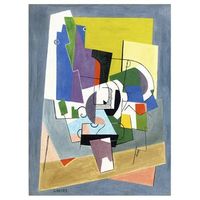 legendarte - cuadro lienzo impresion digital - composicion - georges valmier - decoracion pared cm 50x70