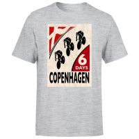 six days copenhagen mens t-shirt - grey - m - grey