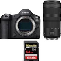 EOS R5 Mark II + RF 100-400mm f/5.6-8 IS USM + 1 SanDisk 64GB Extreme PRO UHS-II SDXC 300 MB/s + EBOOK MCZDIRECT
