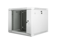 armario lanberg mural 9u 600x600 rack 19 flat pack v2 puerta cristal gris