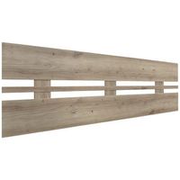 dhome cabecero roble 135cm horizontal estilo ancho madera reciclada dm herrajes incluidos 135cm horizontal ancho roble