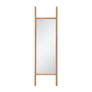 Espejo de pared decorativo de madera de roble claro h190
