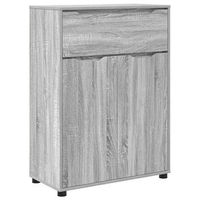 gabinete de bano gris sonoma 725 x 365 x 100 cm vidaxl