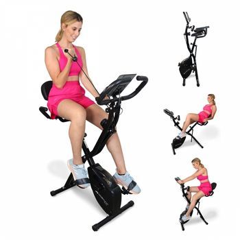 Bicicleta Estática Mobiclinic Everest 8 Resist. Volante Inercia 2,5 Kg Pantalla Lcd Regulable