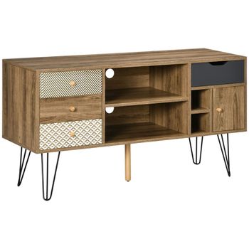 Mueble de tv 120x39x64 cm marrón