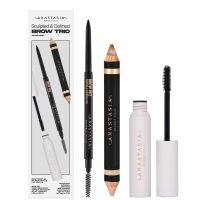 anastasia beverly hills sculpted  defined brow trio various shades - dark brown