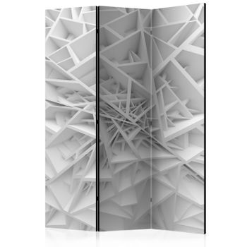 Biombo - White Spider's Web (135x172 Cm)