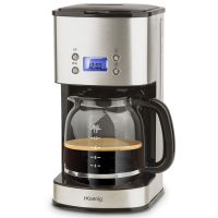 hkoenig mg30 cafetera de goteo programable 18l 1100w acero inoxidable