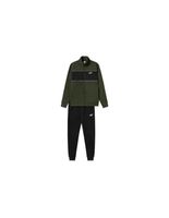 chandal puma ess sweat suit fz fl dark olive hombre