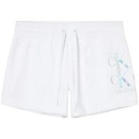calvin klein jeans short logo knit para mujer