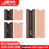 disipador de calor jeyi graphene 2280 2242 2230 m2 ssd disipador de calor de grafeno de doble capa y diseno de lamina de cobre enfriador para portatil