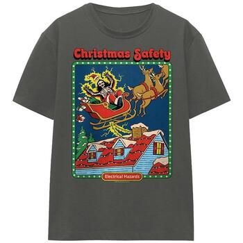 Steven Rhodes Camiseta Christmas Safety para mujer