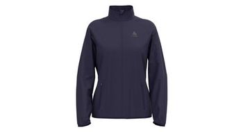 Chaqueta de running para mujer odlo essentials light azul oscuro