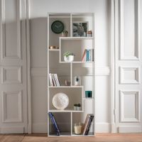 libreria de 8 compartimentos blanca