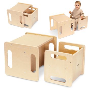 Mesa Y Silla Montessori 6 En 1 Para Niños Desde 3 Años