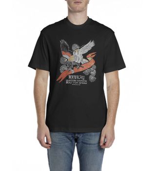 Replay para hombre. M3430.000.23608P TShirt (M), Negro, Casual, Algodón, Manga corta
