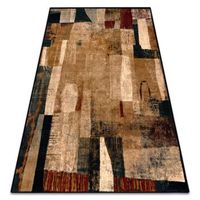 alfombra de lana omega kioto abstracao rojo 170x235 cm
