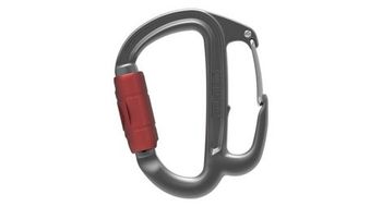 Mosqueton petzl freino z twist lock gris