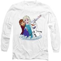disney tops y camisetas let it snow para mujer