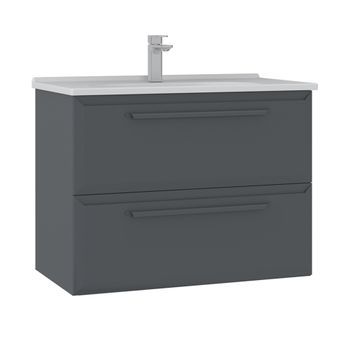 Mueble Para Lavabo  - 80 X 50 X 62 Cm - Antracita