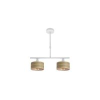 lampara gilda 2xe14 blancomadera clara regx43x14 cm