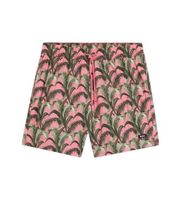 boss para hombre 50561145 banador con un ribete del monograma double b rosa xxl beachwear poliester