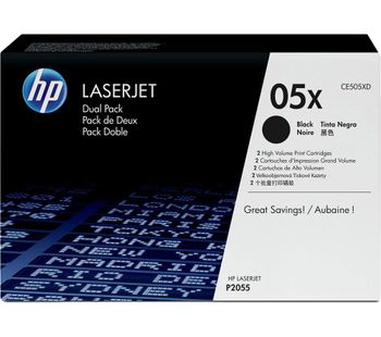 HP 05X Black Toner Cartridge, Black