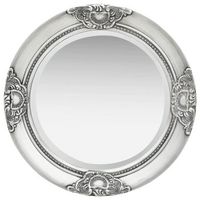 espejo de paredespejo de bano estilo barroco plateado 50 cm cfw276671