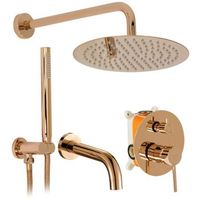 conjunto de ducha y banera rea lungo copper  box