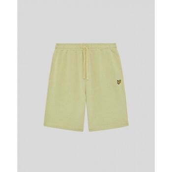 Lyle & Scott Short ML414VOGT PLAIN SWEATSHORT-Y119 HERN GREEN para hombre