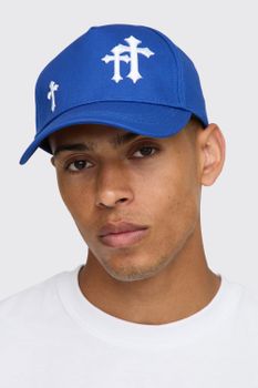 Gorra Con Cruz, Azul