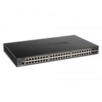 switch d-link dgs-1250-52xmpe 48 puertos gigabit poe 4 sfp gestion l2 redundancia rack