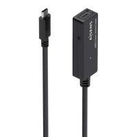cable usb-c aisens a107-0869 prolongador 5m negro amplificador usb 32 gen1x1 5gbps