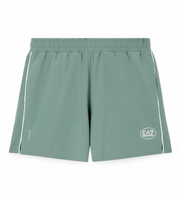 ea7 para hombre 7m001525af21059 pantalones cortos tennis pro verde laurel xxl blanco deportivo sintetico running sportswear multid