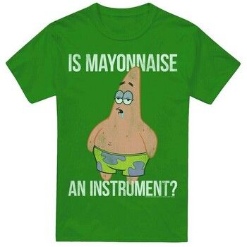 Spongebob Squarepants Camiseta Mayonnaise Instrument para hombre